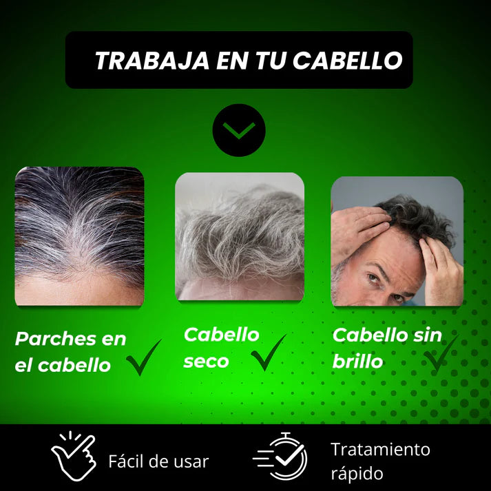 Champú Cubre Canas Negro o Marrón de 500ml + 🎁Envío Gratis🎁