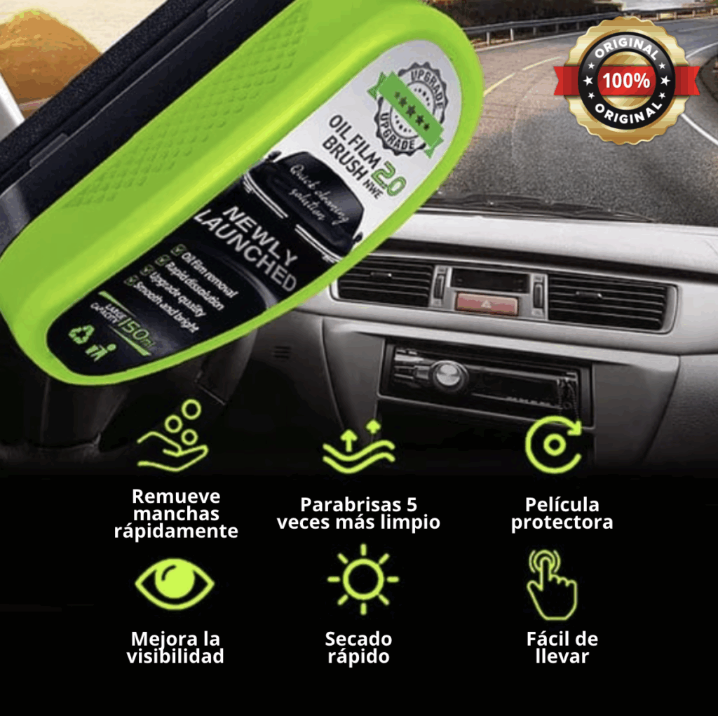 Cepillo MagicShine | Repele el Agua | Evita Empañamiento