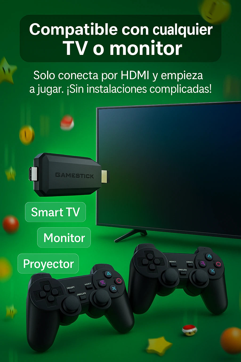 Consola GameStick 4K | +20000 Juegos Retro