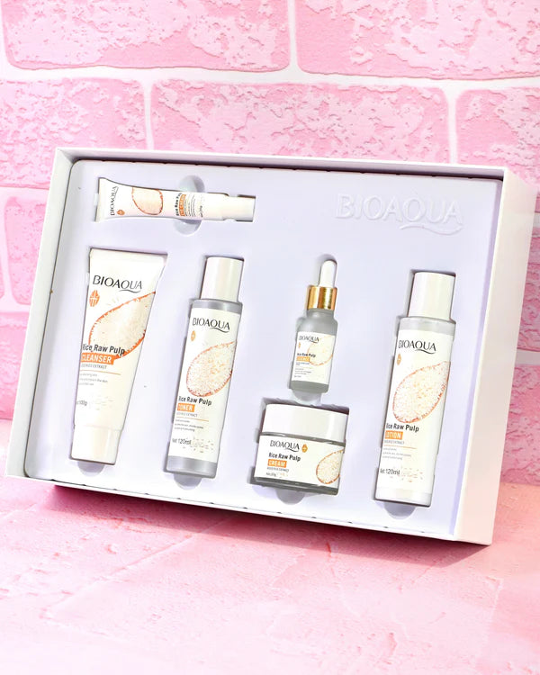 Kit de Lujo de Rejuvenecimiento Facial | BIOAQUA Línea Arroz