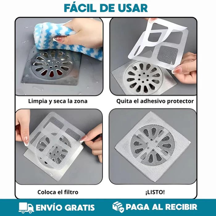 🔥Pague 10 y lleve 20🔥 Set de Mallas Adhesivas para Drenaje