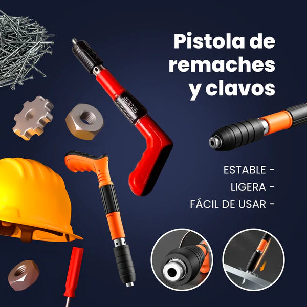 Kit Pistola de Remaches + Guía Digital de Mantenimiento de Herramientas!