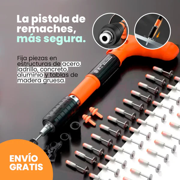 Kit Pistola de Remaches + Guía Digital de Mantenimiento de Herramientas!
