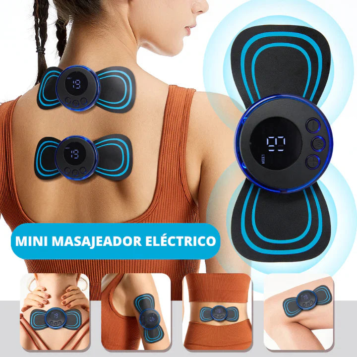 Mini Masajeador Cervical Eléctrico | Portátil | Recargable USB