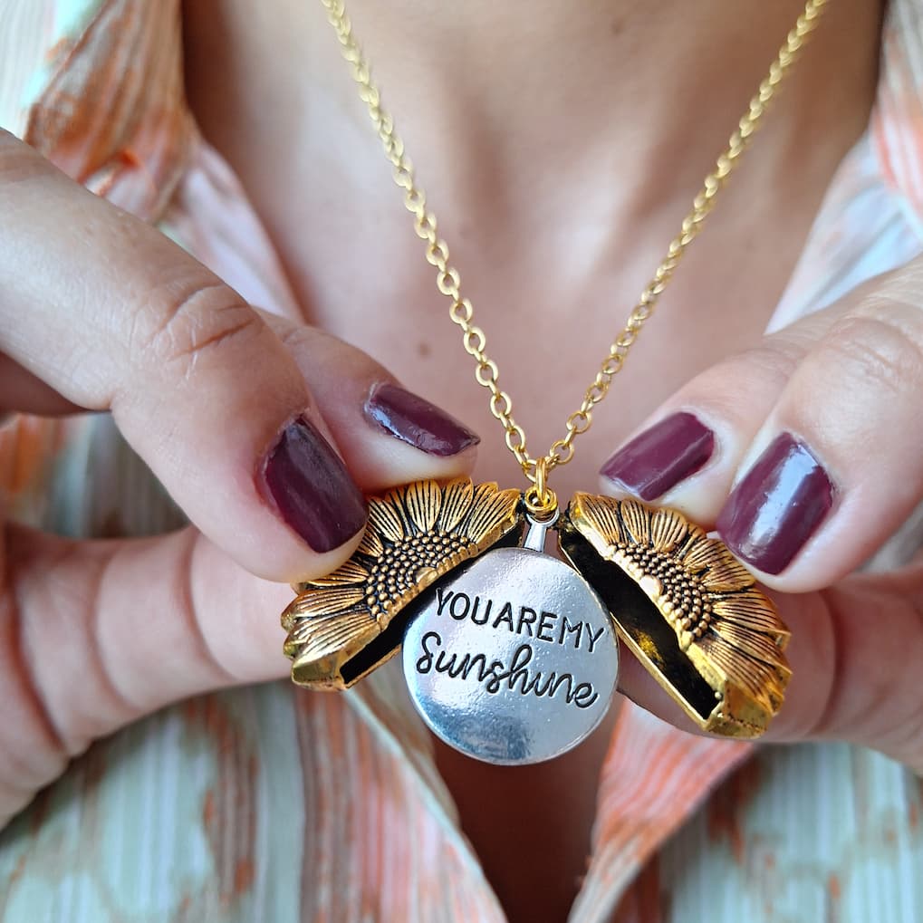 Collar Girasol "You are My Sunshine"