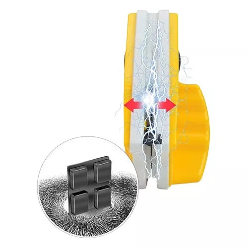 Limpia Vidrios Triangular Magnético | Vidrios de hasta 8mm | Fácil de Usar