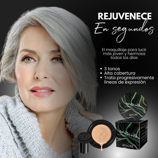 Base de Maquillaje Para Diversos Tipos de Piel - Resistente al Agua y Sudor