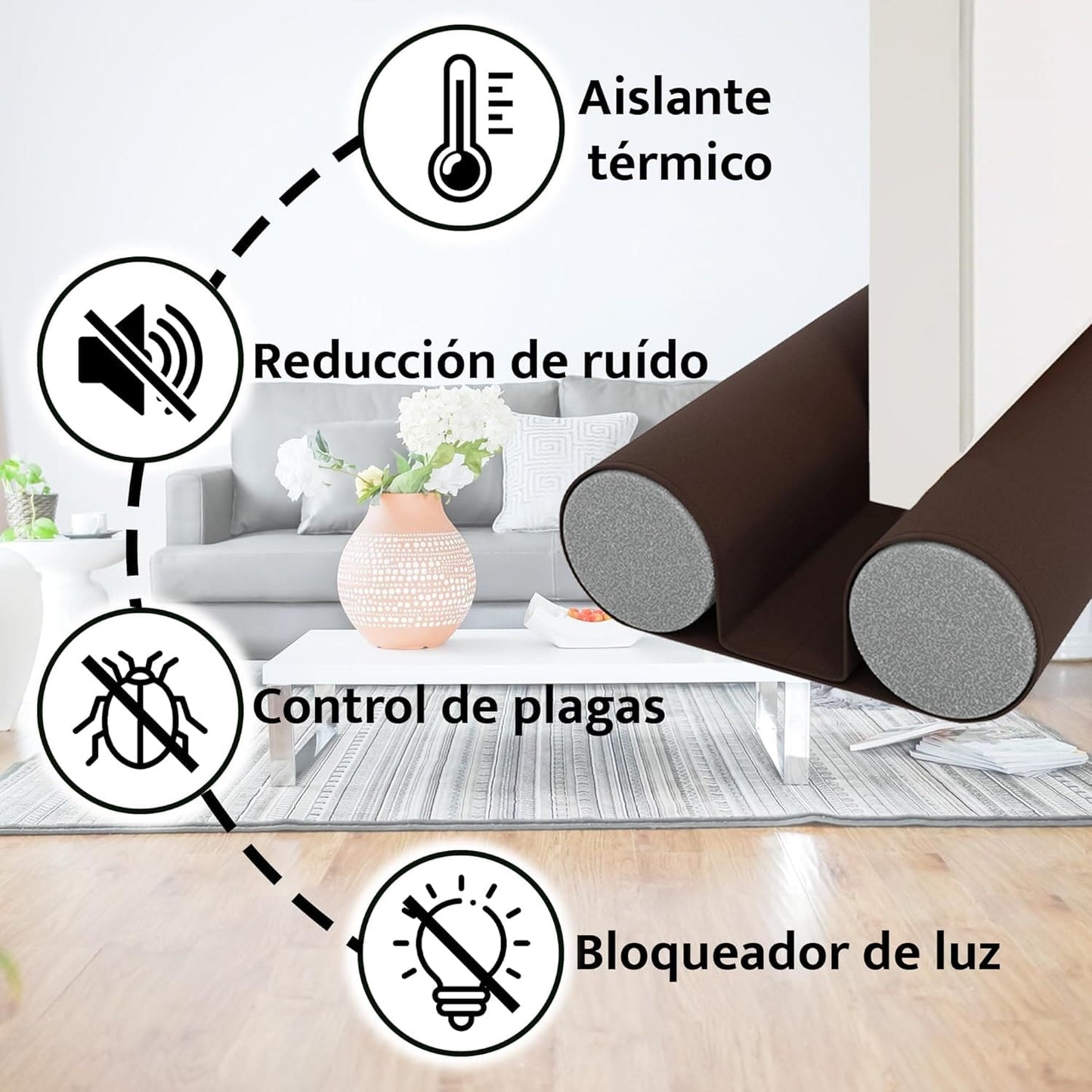 🚨OFERTA 3x1🚨Protectores/Burletes Universales para Puertas | 92cms