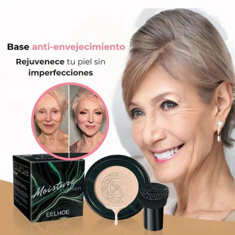 Base de Maquillaje Para Diversos Tipos de Piel - Resistente al Agua y Sudor