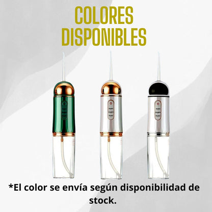 🦷Irrigador Bucal Recargable USB | Limpieza Rápida y Efectiva