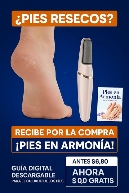 Removedor de Callos Eléctrico + Cabezal Adicional de Regalo + Guía Digital GRATIS!