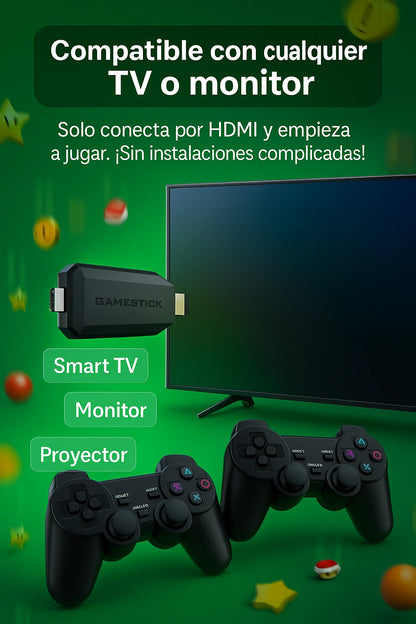 Consola GameStick 4K | +20000 Juegos Retro