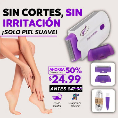 Depiladora Eléctrica 2 En 1 | Eficiente | Sin Irritaciones | Práctica y Portátil