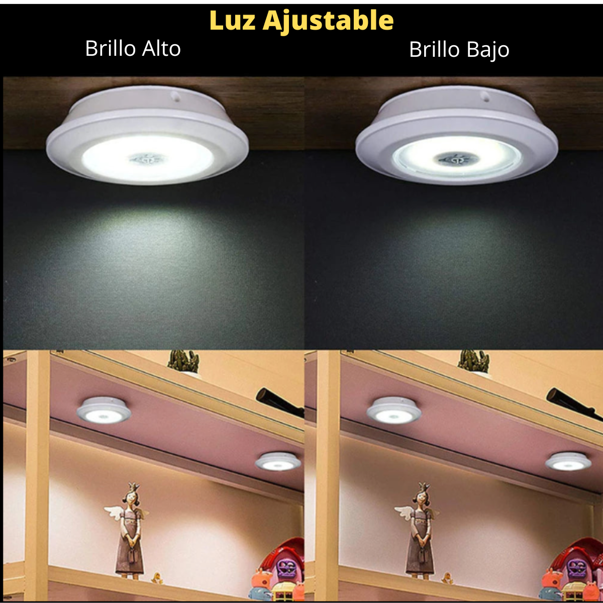 Set de Luces Led + Control Remoto Inalámbrico (3 luces led)