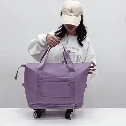 FlexBag - Bolso Viajero Expandible de 3 Niveles con Ruedas