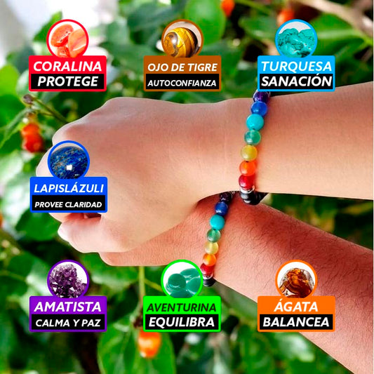 !Siente el Poder de la Energía Positiva con La Pulsera 7 Chakras!