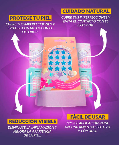StarGlow® Set de Parches Anti-Acné | 🎁PAGA 1 LLEVA 2🎁