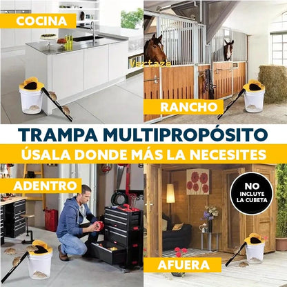 Trampa para Ratones | Segura. Sin Químicos | Alta Efectividad | Fácil de Usar
